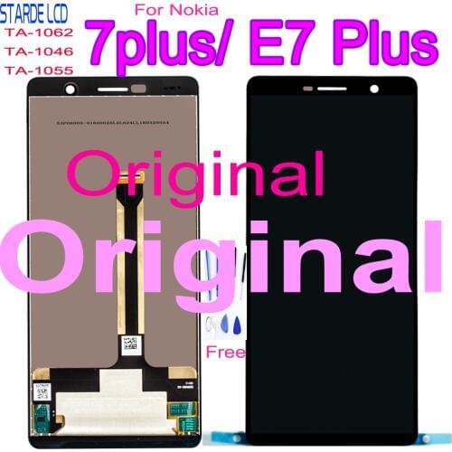 For Nokia 7 Plus LCD Display Touch Screen Digitizer Assembly Replacement For Nokia 7Plus N7Plus TA-1046 TA-1055 TA-1062 6.0" LCD