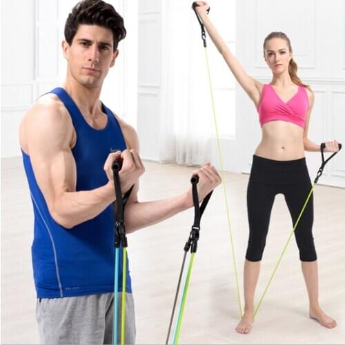Exercise Resistance Bands Set 3pcs Strength Training Fitness Tubes Tension Bands Band Guard Equipment for Men and Women