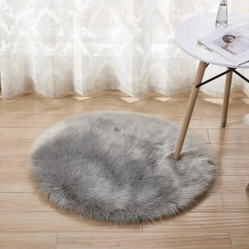 Round Bathroom Carpets Absorbent Soft plush Doormat Floor Rugs Non slip Bath Mats