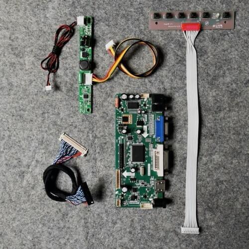 LVDS 30 Pin For LM215WF3/LM215WF4 screen 60Hz WLED DIY kit VGA DVI LCD display controller drive board 1920*1080 M.NT68676