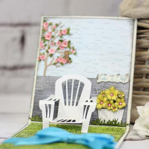 Cute Chair Metal Cutting Dies Stencils For DIY Scrapbooking Album Decorative Embossing Card Craft Die Cut Template New 2019