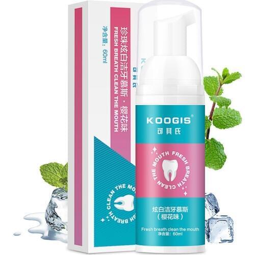 Teeth Cleaning Mousse Tooth Whitening Foam Bubble Toothpaste Oral Hygiene Stains Spots Remover Teeth Cleaner Dental Tool