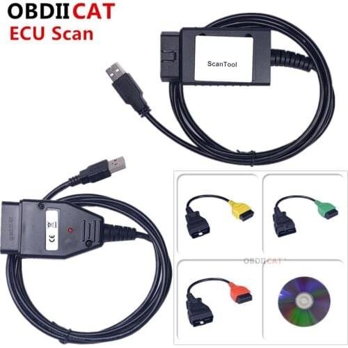 OBDIICAT Newest for Fi-at ECU Scan Diagnostic Cables + Multi ECU Scan work For Fi-at / Al-fa Ro-meo / La-ncia
