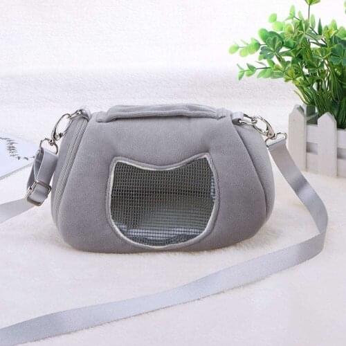 Portable Small Pet Hamster Carrying Bag Winter Warm Squirrel Guinea Pig Hedgehog Carrier Cage Outdoor Carrying Backpack Holder