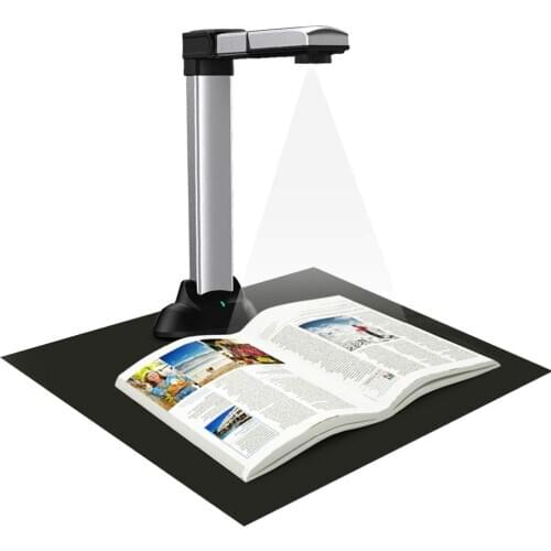 Eloam BS2000M Portable Book & Document Scanner, Auto Flatten, Split & Deskew, Convert Images to Word/Excel/PDF