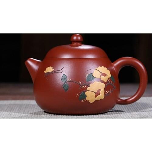 Technicians manual undressed ore dahongpao mud painting pomelos pot of special offer wholesale kung fu tea tea set