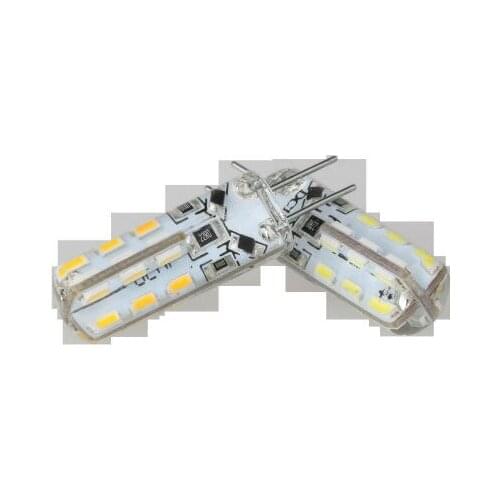 [Seven Neon]100pcs High power 90-110LM G4 DC12V 1.5W 24 led SMD3014 360 Beam Angle Lamp Replace Halogen Lamp spotlight bulb