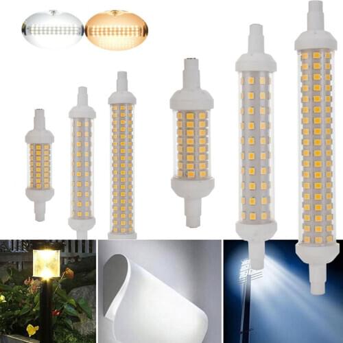 New Dimmable R7S LED Lamp 2835 78mm J78 118mm J118 135mm J135 10W 15W 20W SMD LED Light Bulb 220V Replace Halogen lamps