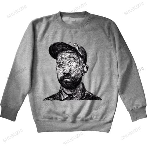 Men sweatshirt spring shubuzhi Men hoodies woodkid head minimal techno white wood fall brand men autumn hoodie spring shubuzhi