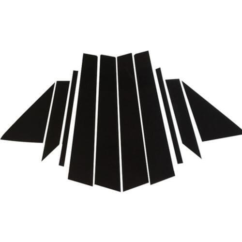 10pcs/Set Decorative Stickers BC Part Car Pillar Sticker For Hyundai Creta ix25 2017-2019car Accessories Car decal