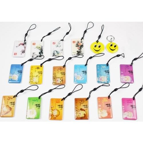 10pcs RFID Key Tag Access Control Card 13.56 MHZ Contactless High Frequency IC Cards White PVC Access Attendance NFC Card