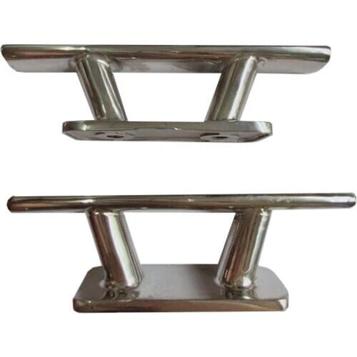 Pair 316 Stainless Steel Marine Boat Deck Cleat 6 '' Oval Scandinavian Style