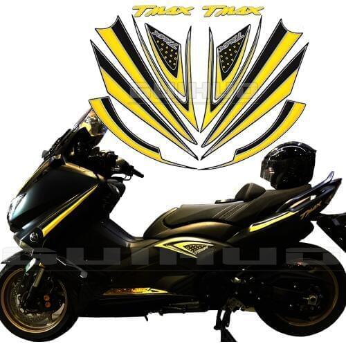 7 colors Motorcycle Gas Fuel Tank Traction Pad anti Side Slip Protector For TMAX530 12 13 14