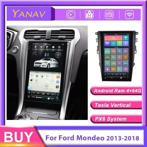 Car Radio Stereo 2 Din Android Receiver Audio Video Multimedia Player For Ford Mondeo 2013-2018 auto GPS Navigation Head Unit