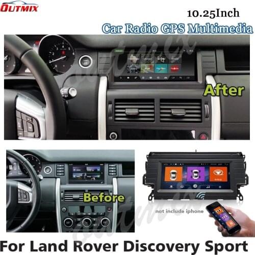 Car Radio Multimedia Player Android For Land Rover Discovery Sport L550 2014-2020 Audio GPS IPS Screen CarPlay Navigation System