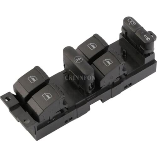 50Pcs/Lot 1J4 959 857D 857B Car Power Window Control Switch for VW Passat Bora Golf MK4 MK5 97-09 for Seat Leon Toledo 99-12