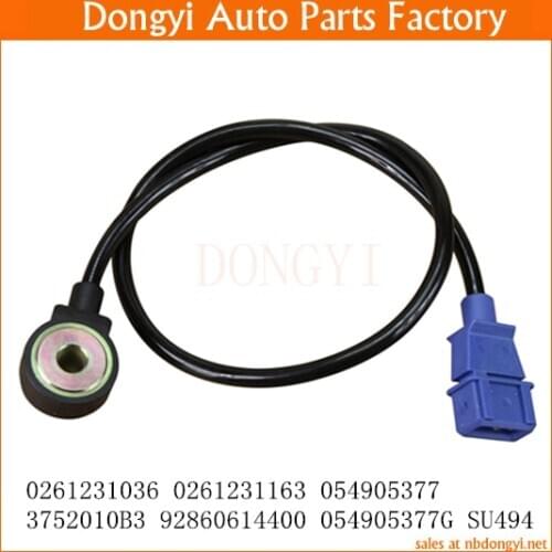 Knock Sensor (Detonation) OE No. 0261231036 0261231163 054905377 3752010B3 92860614400 054905377G SU494