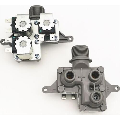 Long shelf life washing machine water inlet valve for control water in and out double inlet valve