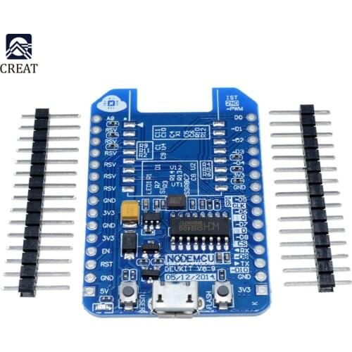 ESP8266 ESP-12E/ESP-12F WiFi Module CH340 CH340G NodeMCU Converter Adapter Base Board for Arduino IoT Micro USB