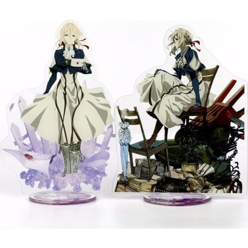 Japanese anime figure Anime Acrylic Stand Model Toys Action Figure Pendant toy gift 21cm Violet Evergarden