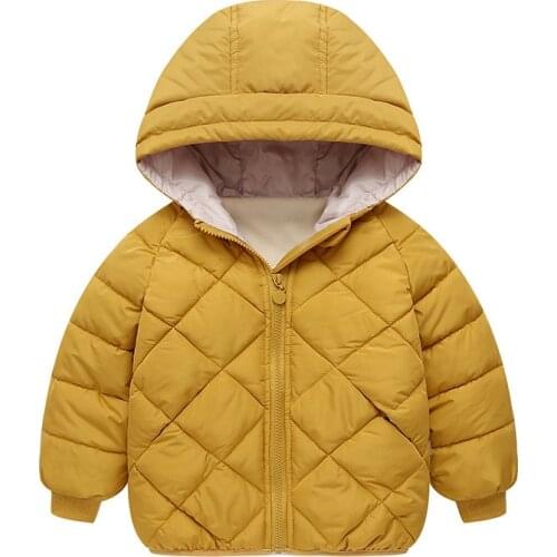 Winter Children Coats Boys Girls Clothing Babys Hooded Zipper Jacket Baby Girl Clothes For Kids Outerwear Snowsuit