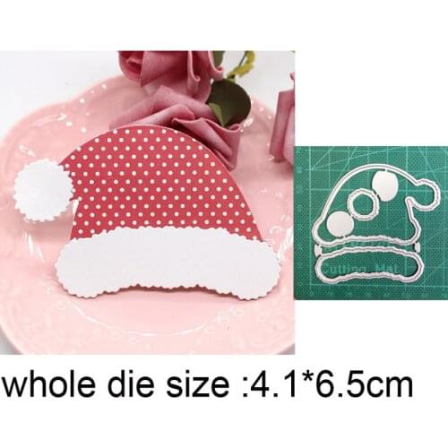 Metal cutting dies cut die mold Christmas hat decoration DIY Scrapbooking dies paper craft knife mould blade punch stencils dies
