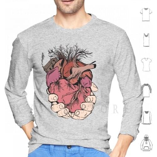 My Creepy Little Heart Hoodies Long Sleeve Heart Creepy Love Young Love Giving Relationship Woods Organ Creative