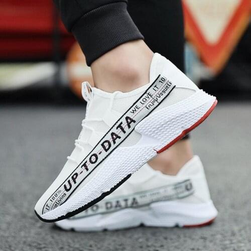 DWAYNE 2019 shoes men streetwear sneakers zapatillas hombre chaussure hip hop air mesh up to data casual shoes 39-44