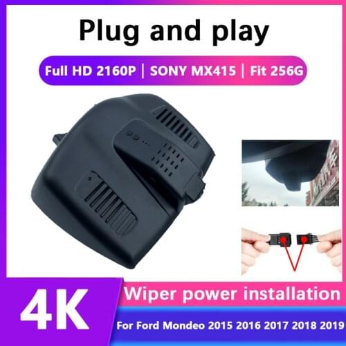 New! 4K Plug and play Car DVR Video Recorder Dash Cam Camera For Ford Mondeo 2015 2016 2017 2018 2019 Full hd 2160P high quality