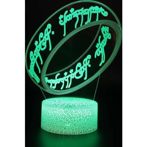 Gift Creative Led Table Lamps For Living Room Christmas decorations gift for baby room lights Acrylic 3d Solid Night Desk Lamp