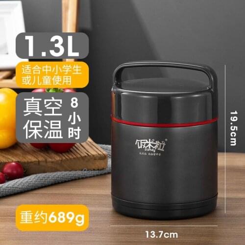 Portable Insulation Pot Keep Warm Lunch Box Leakproof Stainless Steel Food Warmer Kitchen Dining Bar Comida Food Storage ED50TH