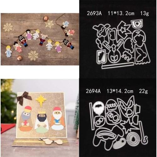 Panalisacraft Christmas guards fairy Metal Cutting Dies Stencils for DIY Scrapbooking/album Decorative Embossing DIY Paper Cards