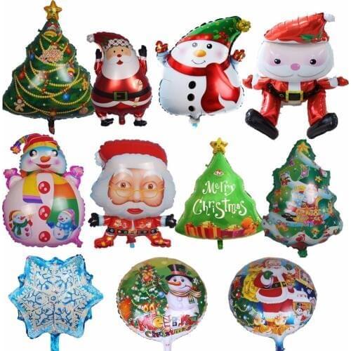 Christmas foil balloons Merry Christmas balloons helium balloon inflatable Christmas decoration toys Christmas gifts