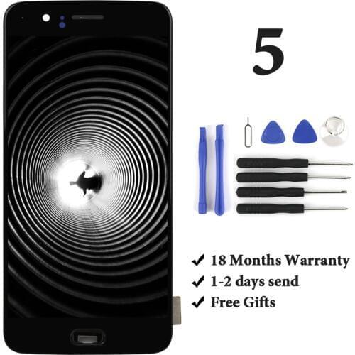 Phone Replacement LCD For Oneplus 5 A5000 Oneplus Five LCD Panel Touch Screen Digitizer Spare Parts For Oneplus 5 LCD Display