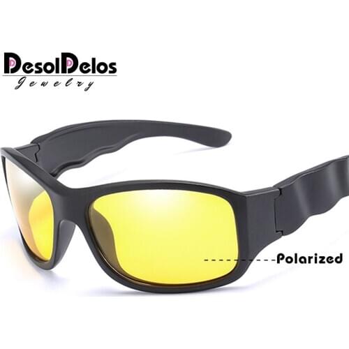 Polarized Sunglasses Men Wave Glasses Arms Sports Sun Glasses Women Vacation Driving Brand Design Gafas De Sol G066