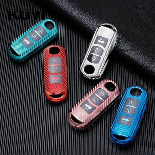 TPU Car Remote Key Case Cover For Mazda 2 3 6 Atenza Axela Demio CX-5 CX5 CX-3 CX7 CX-9 2015 2016 2017 2018 2019 Accessories