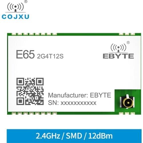 UART Wireless Serial Module 2.4GHz IPEX E65-2G4T12S Anti-interference Wireless Transceiver Transmitter Receiver Module