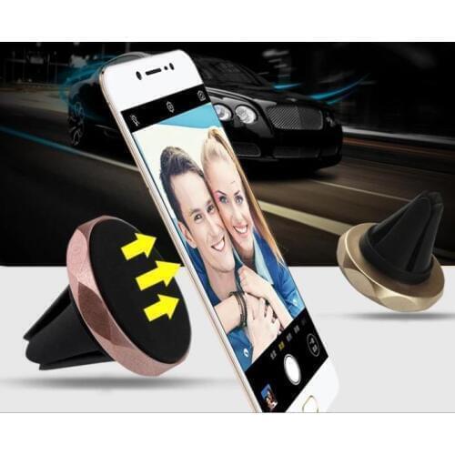 500pcs Universal Car Phone Holder 360 Degree GPS Magnetic Mobile Phone Holder For iPhone 7 Samsung S8 Magnet