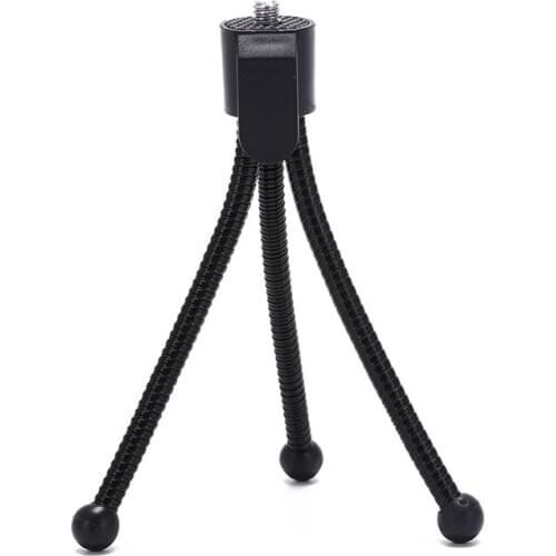 High quality Monocular Camera Telescope Mini Tripod 1/4 Standard Interface Metal Material Mini Portable Universal Flexible