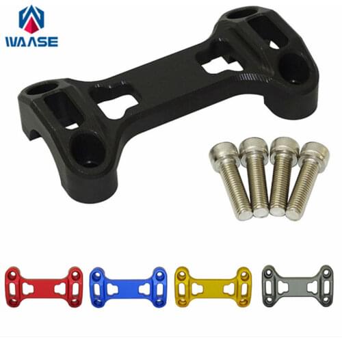 Waase For BMW R1200GS ADV R1200 GS Adventure LC 2013 2014 2015 2016 2017 Handlebar Fat Bar Riser Clamp Top Cover Support