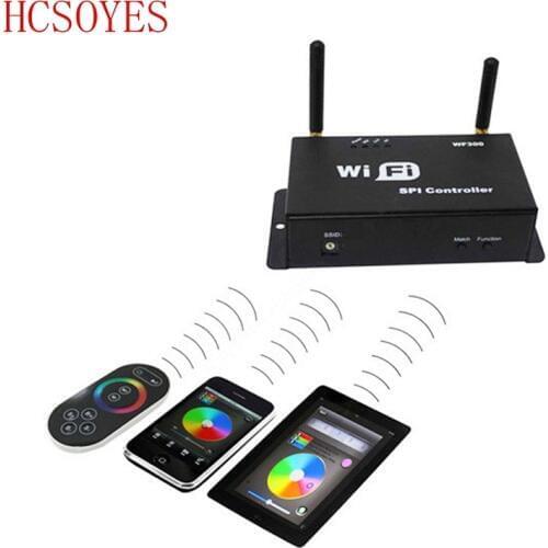 WiFi 300 LPD6803 WS2811 WS2801 LED Strip Controller Touchable Screen Remote LED WiFi300 SPI Controller