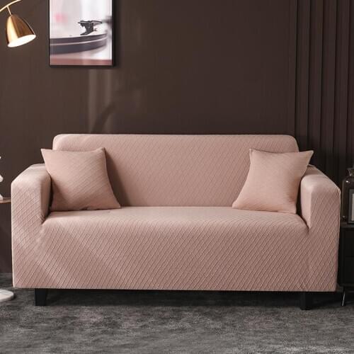 Jacquard High Quality Sofa Cover Plaid Pattern Stretch All-inclusive Slipcovers Furniture Protector For Living Room Sofa Towel