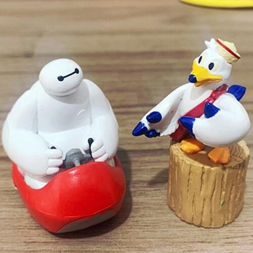 1PCS 5CM Exquisite workmanship Disney super marine Baymax spaceship modeling doll ornaments collection ornaments