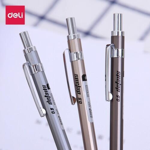 10PCS/LOT Metal Pencil Kawaii Stationery Mechanical Pencil Full Metal Automatic Pen 0.5mm And 0.7mm Quality Pencil