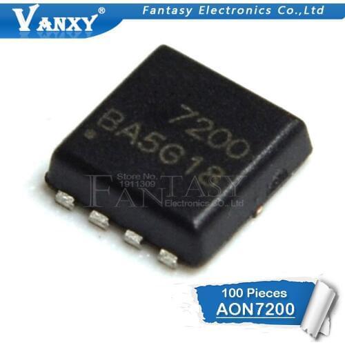 100PCS AON7200 QFN 7200 AO7200