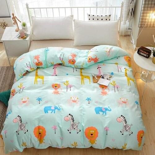 251 pc Duvet Cover 100%Cotton Cartoon Style Bed Cover funda nordica cama 150 Single/Queen/King Size Duvet Cover220x240
