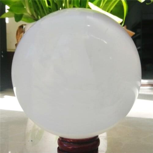 55-80mm Drop Shipping Natural Quartz Crystal Selenite Balls Reiki Healing Home Decor Mineral Specimen Collection Chakra Gifts