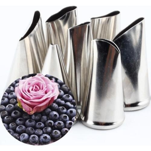 7Pcs/Set Baking Tools Rose Flowers Nozzles Creative Icing Piping Nozzle Pastry Tips Sugar Craft Cake Decorating Tools