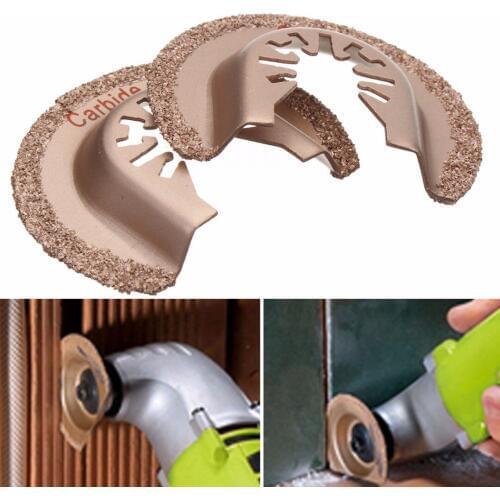 2pcs 63mm Saw Blades Quick Release Multitool Carbide Segment Craftsman Oscillating Tools For Worx Sonicrafter Renovator