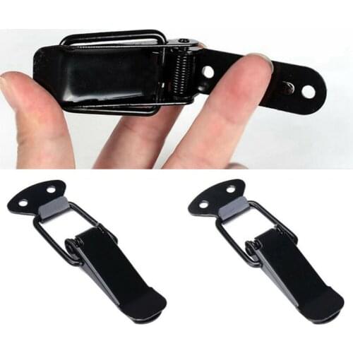 1 Pair Bumper Release Black Fastener Clip Fender Hatch Lids Parts Quick